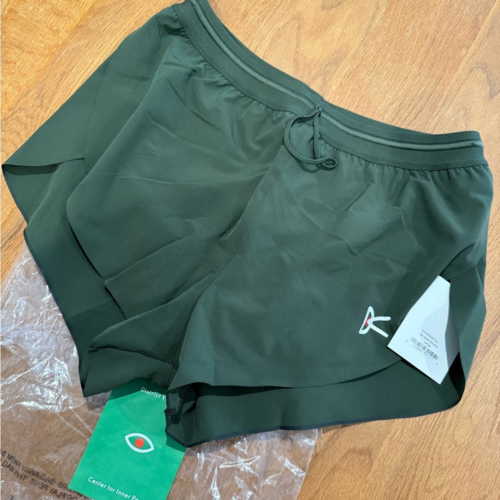 District Vision | Women's 3in Split Shorts - Ivy 
Women's Athletic Short